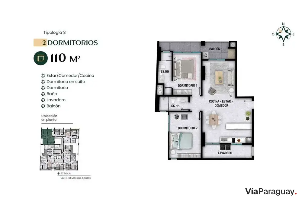 Departamento en venta en Palmanova, Las Mercedes