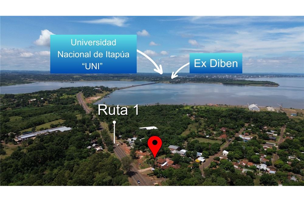 Depósito amplio en venta frente a Ruta 1, Encarnación