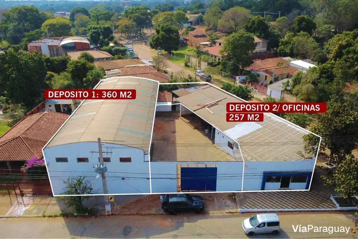 Depósito industrial y corporativo en venta en Lambaré