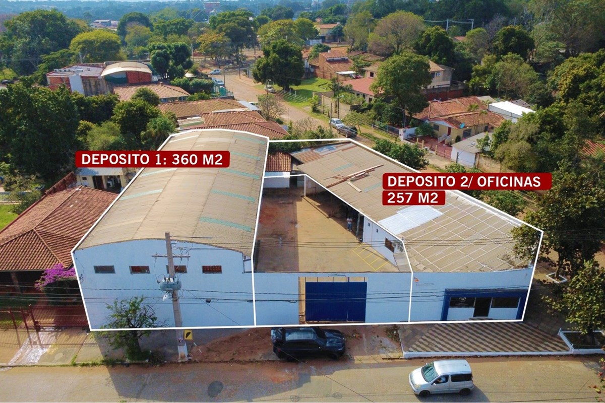 Depósito industrial y corporativo en venta en Lambaré