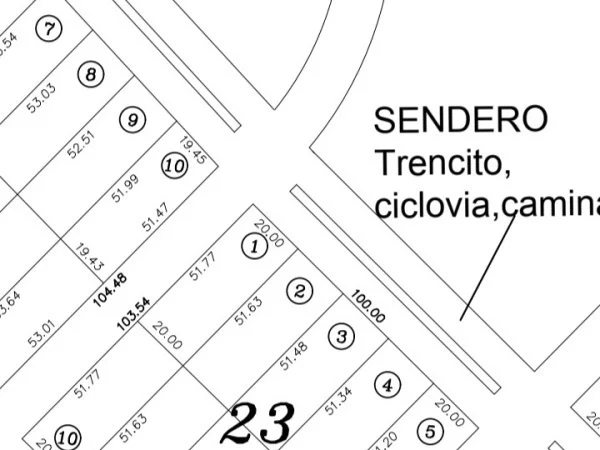 Dos lotes en venta en Nueva Italia, Central — 2.047 m² en country club