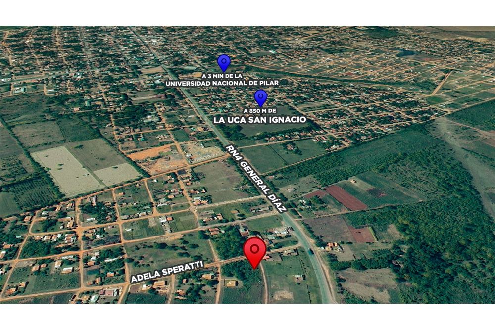 Dos terrenos linderos en venta en San Ignacio, Misiones