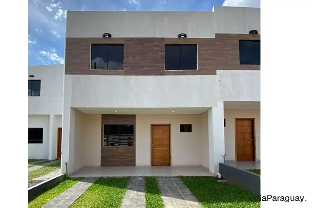 Dúplex a estrenar en venta en barrio cerrado El Paraíso, Lambaré