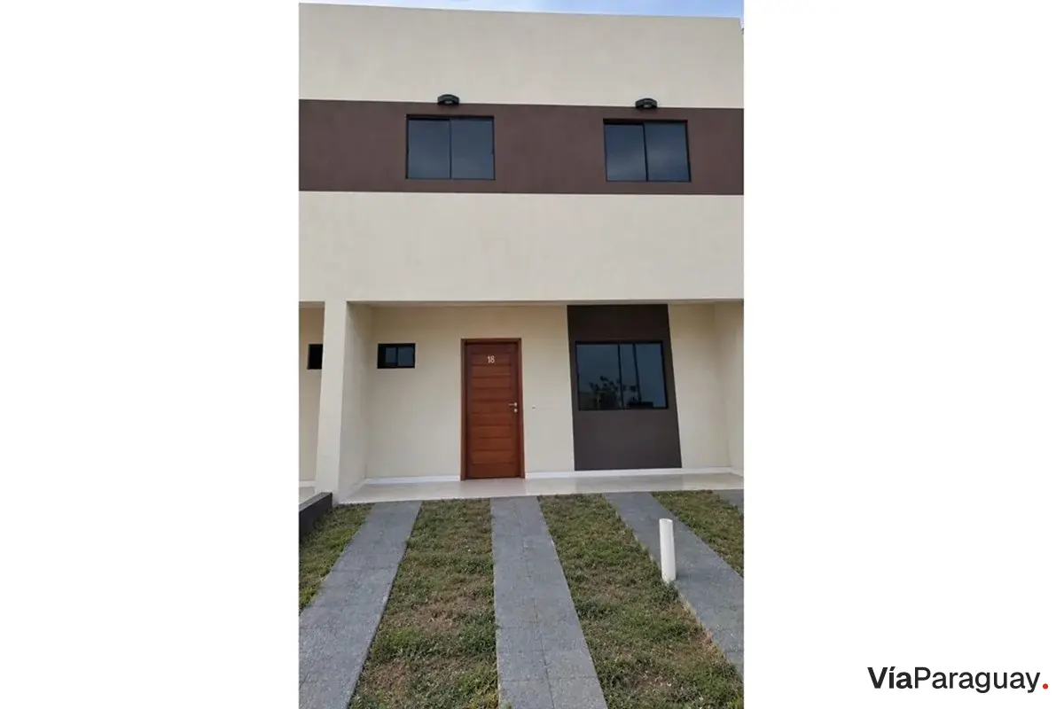 Dúplex en venta en barrio cerrado El Paraíso, Lambaré