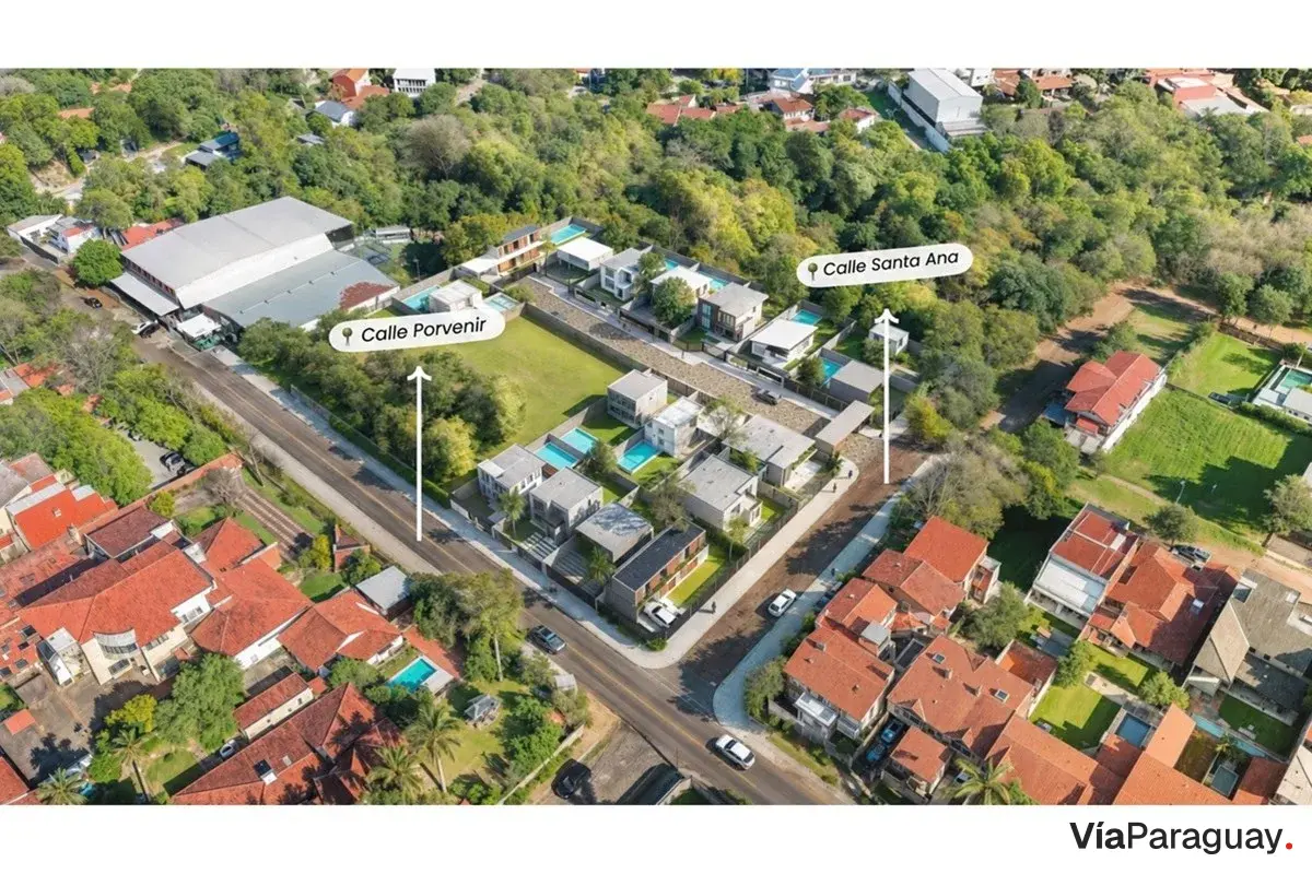 Lote en venta en barrio cerrado de Lambaré