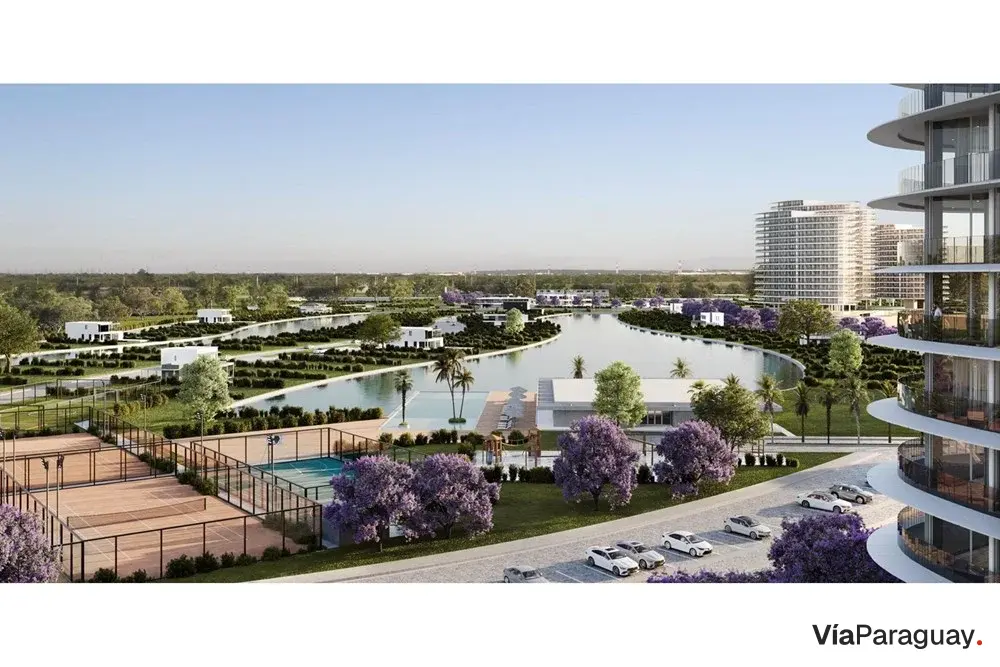 Lote en venta en barrio cerrado La Ribera, Villa Hayes