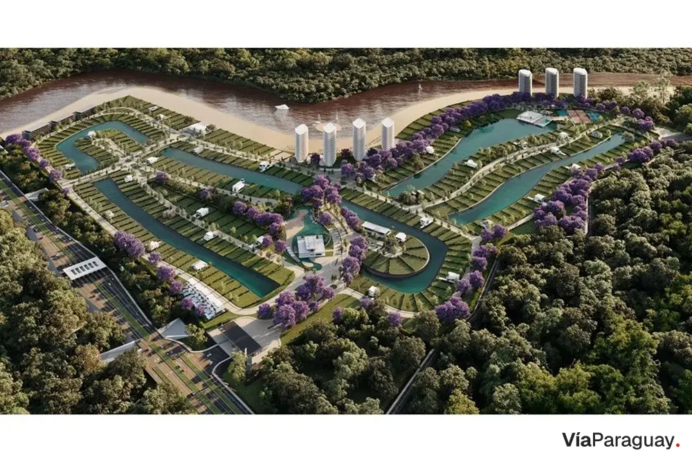 Lote en venta en barrio cerrado La Ribera, Villa Hayes