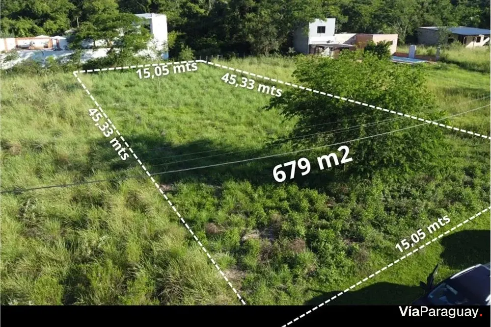 Lote en venta en barrio cerrado Miralago, Ypacaraí