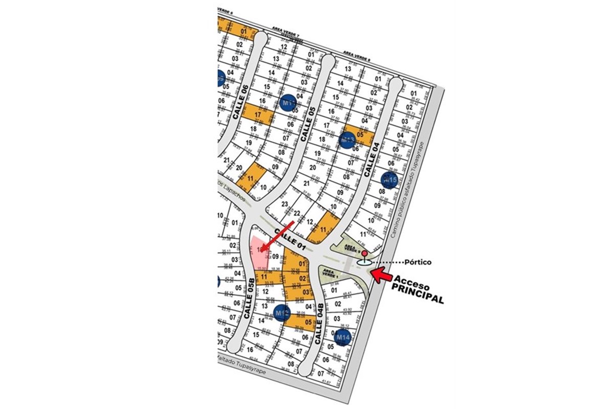 Land for sale in Benedicta, gated community in Encarnación