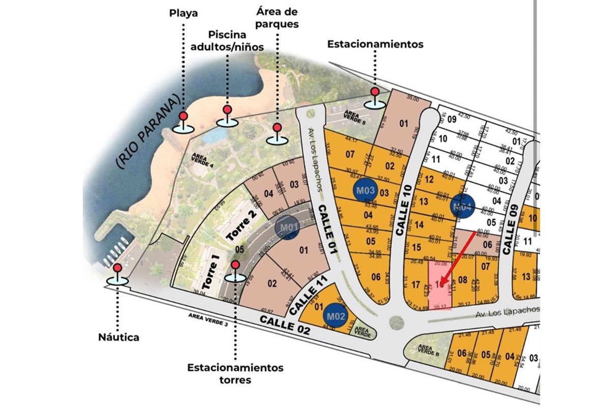 Lote en venta en Benedicta, Encarnación