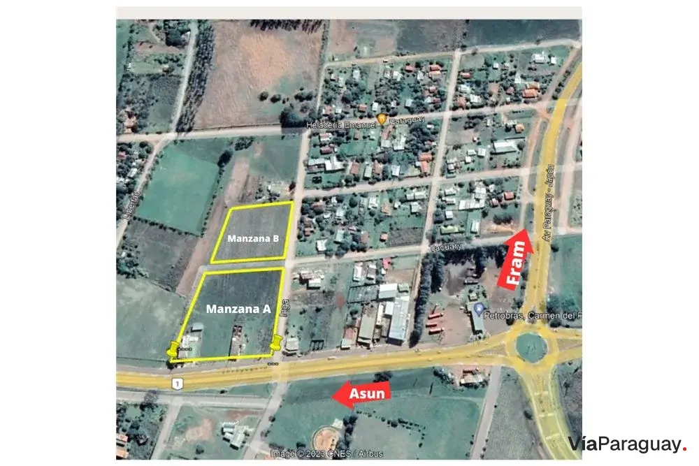 Lote en venta en el loteamiento María del Carmen, Carmen del Paraná