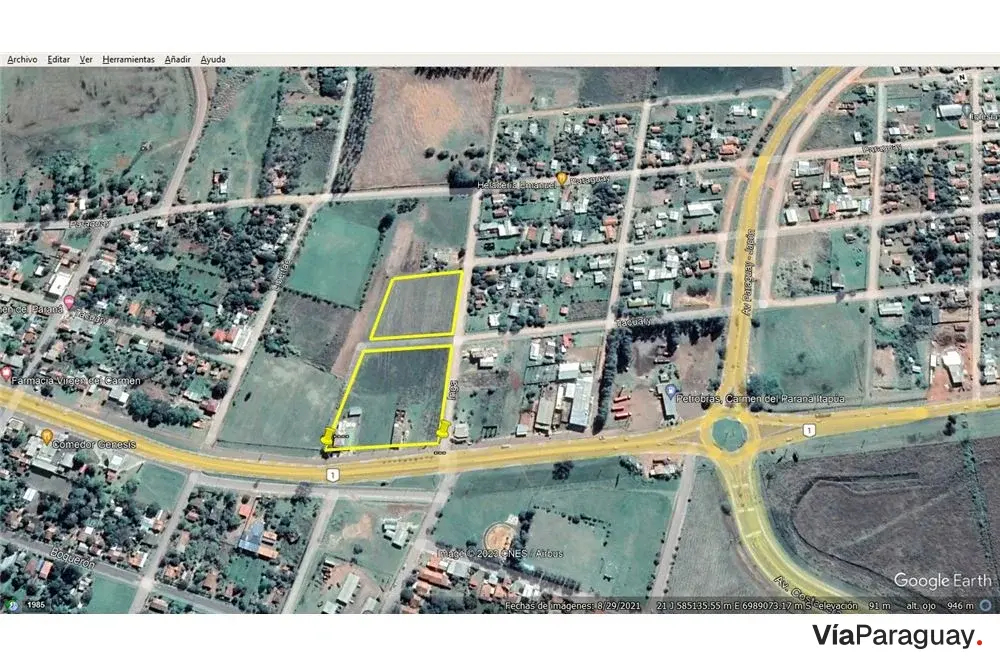 Lote en venta en loteamiento María del Carmen, Carmen del Paraná