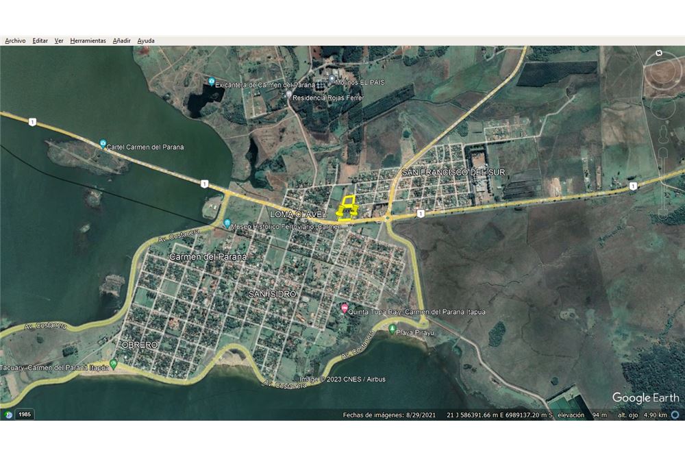 Lote en venta en loteamiento María del Carmen, Carmen del Paraná