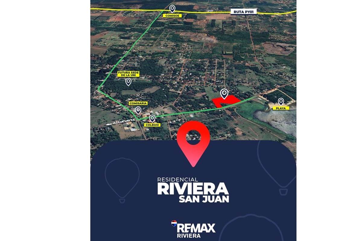 Land for sale in Loteamiento Residencial Riviera San Juan