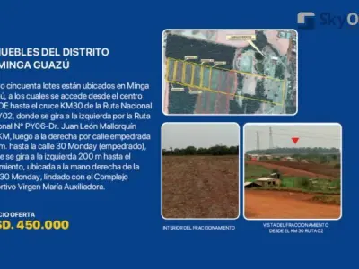 Loteamento à venda em Minga Guazú, Alto Paraná – 150 lotes
