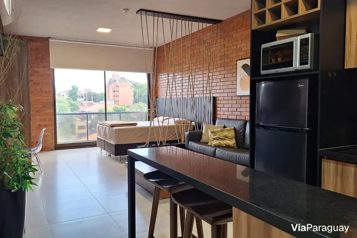 Studio mobiliado à venda no Mburucuyá Flats, Ciudad Nueva