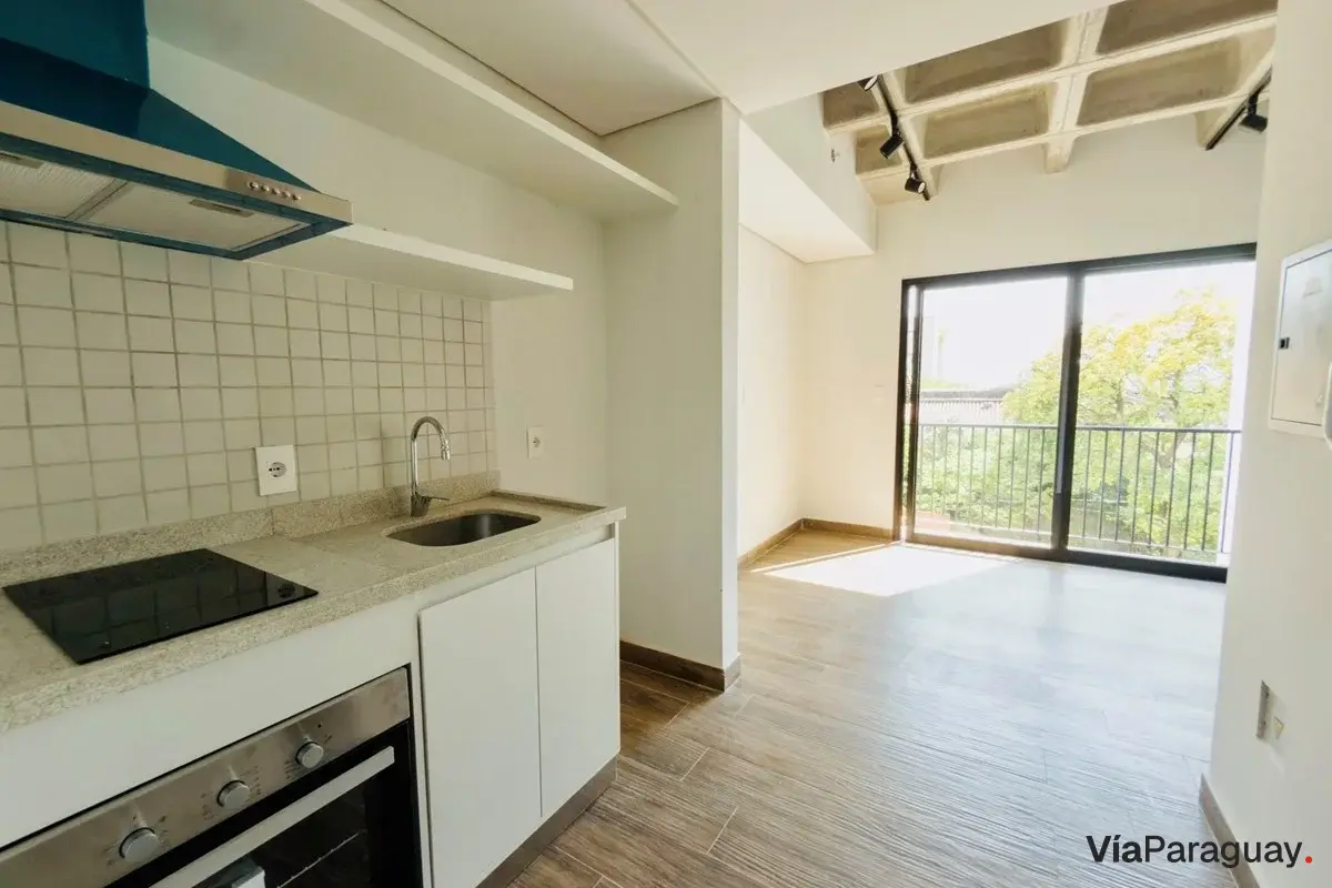 Studio apartment for rent in Las Mercedes, Asunción