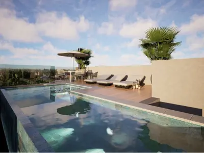 Monoambiente en venta en pozo con cochera en Ciudad del Este