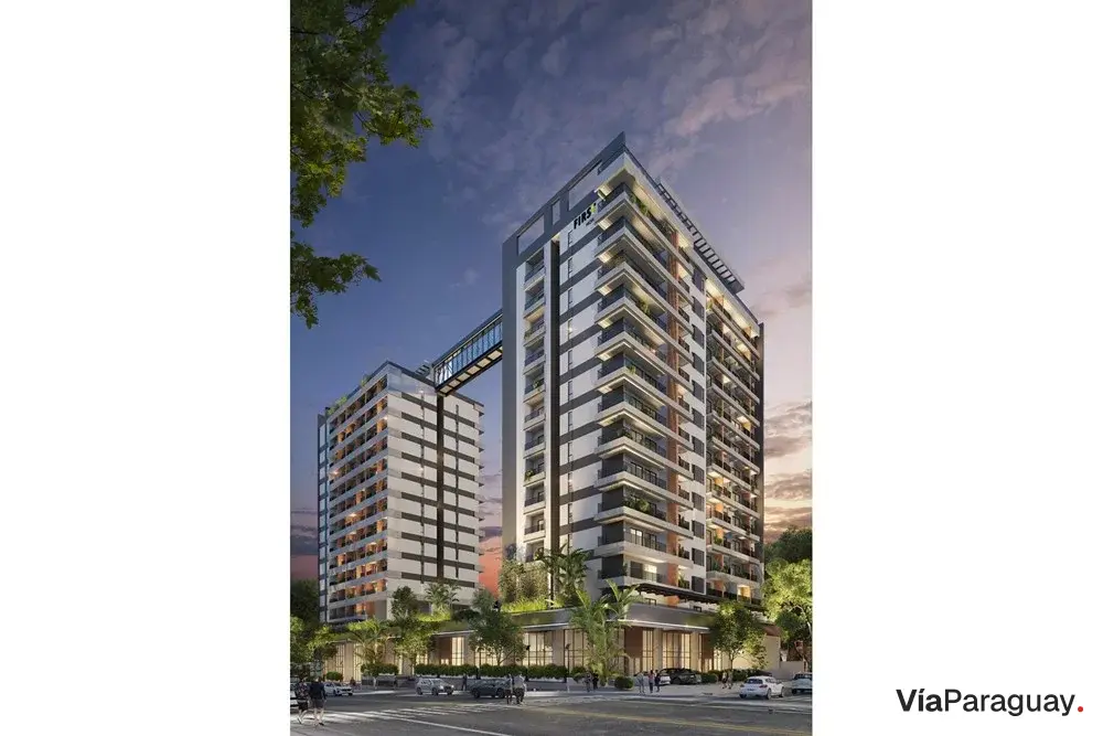 Monoambiente en venta en Villa Morra, Edificio First Morra