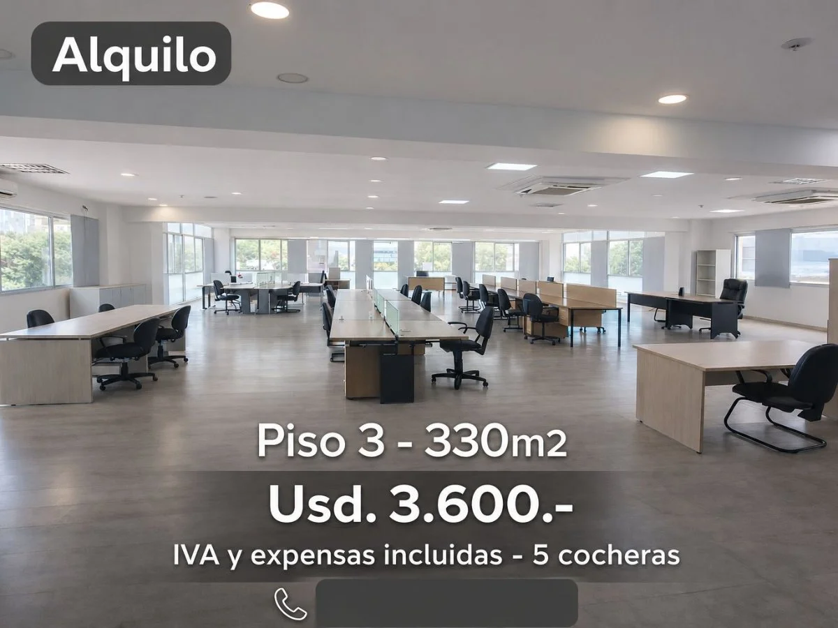 Escritório corporativo para alugar no Edifício Aura, Manora, Assunção