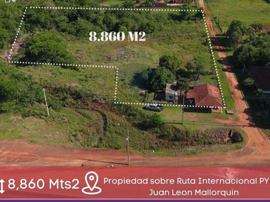 Propiedad rural en venta en Dr. Juan León Mallorquín – 8.860 m²