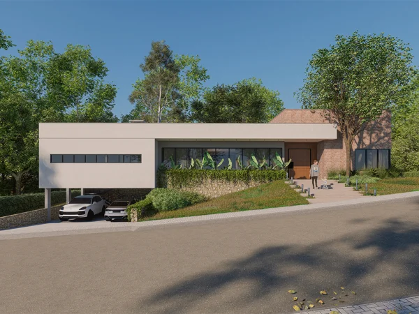 Residence under construction in Paraná Country Club, Hernandarias