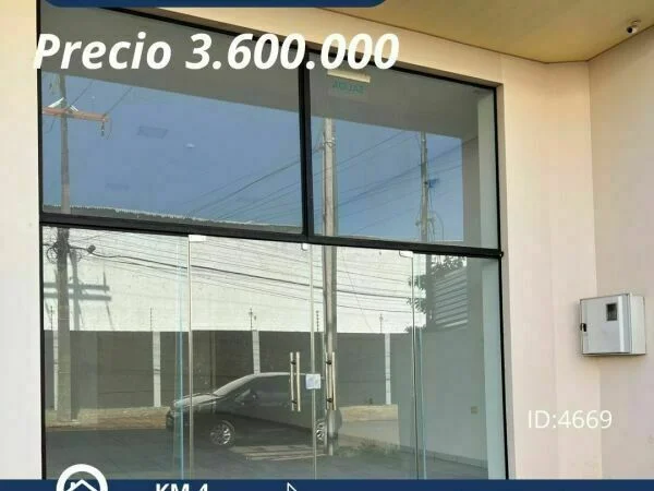 Salão comercial para alugar no Km 4 de Ciudad del Este