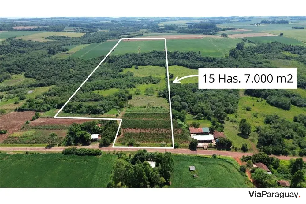 15-hectare agricultural land for sale in Capitán Miranda