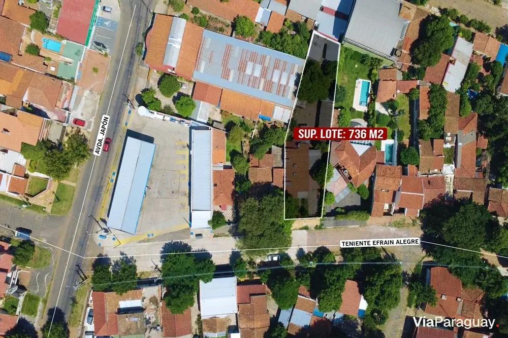 Terreno AR3A de 736 m² à venda em Lambaré