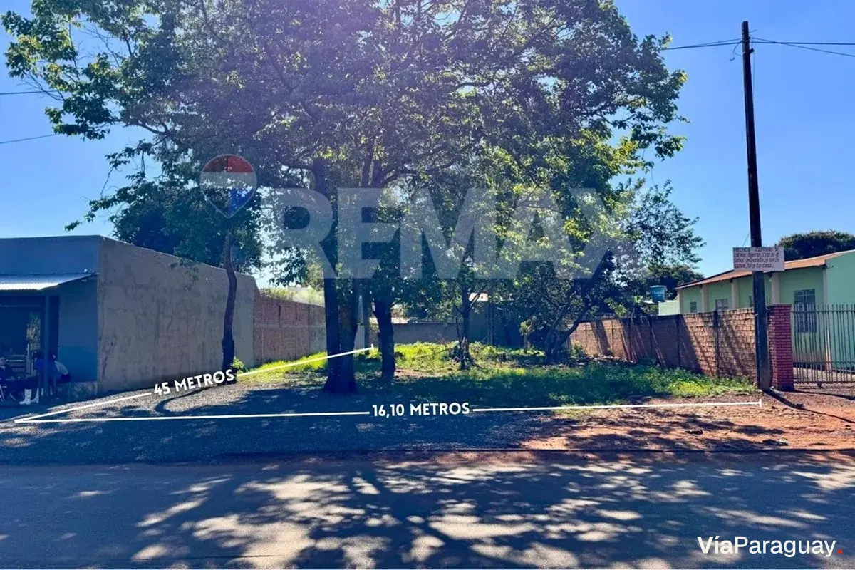 Commercial land for sale in Mariscal López, Hernandarias