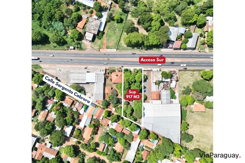 Terreno comercial à venda sobre Acceso Sur, Ñemby