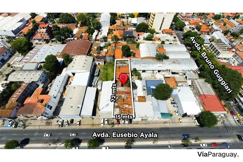Terreno comercial à venda na Av. Eusebio Ayala, Assunção