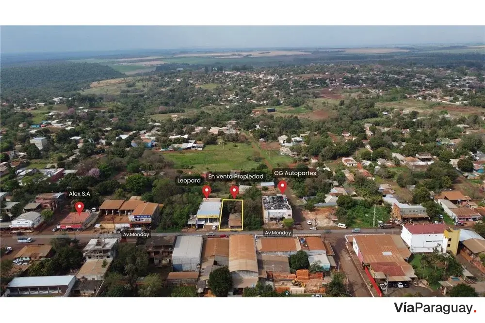 Commercial land for sale on Avda. Monday