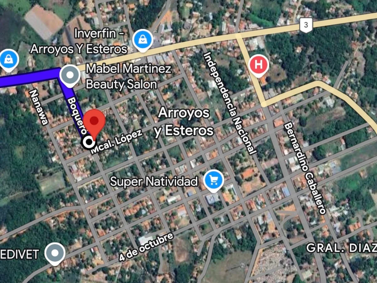 Terreno con construcción en venta en Arroyos y Esteros