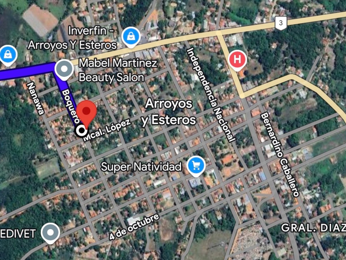 Terreno com construção à venda em Arroyos y Esteros