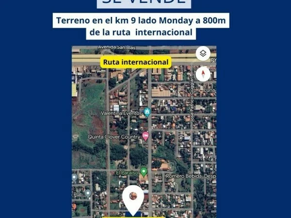 Plot with Buildings at Km 9, Ciudad del Este