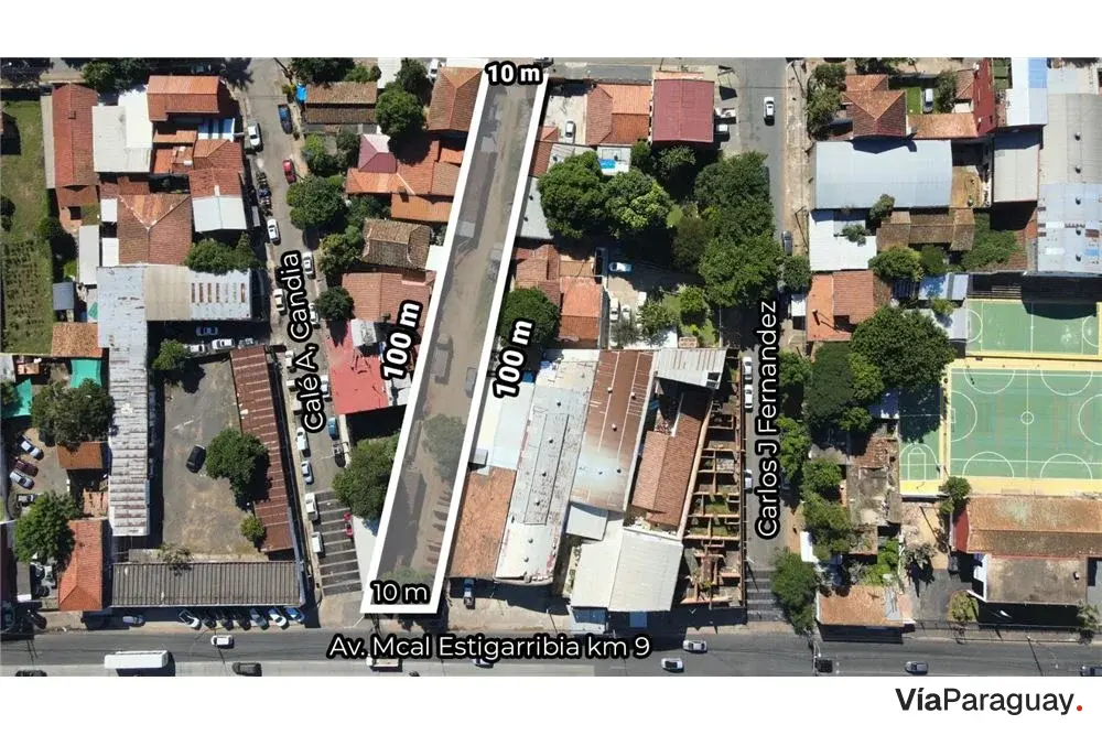 Terreno de 1.050 m² en venta en Fernando de la Mora