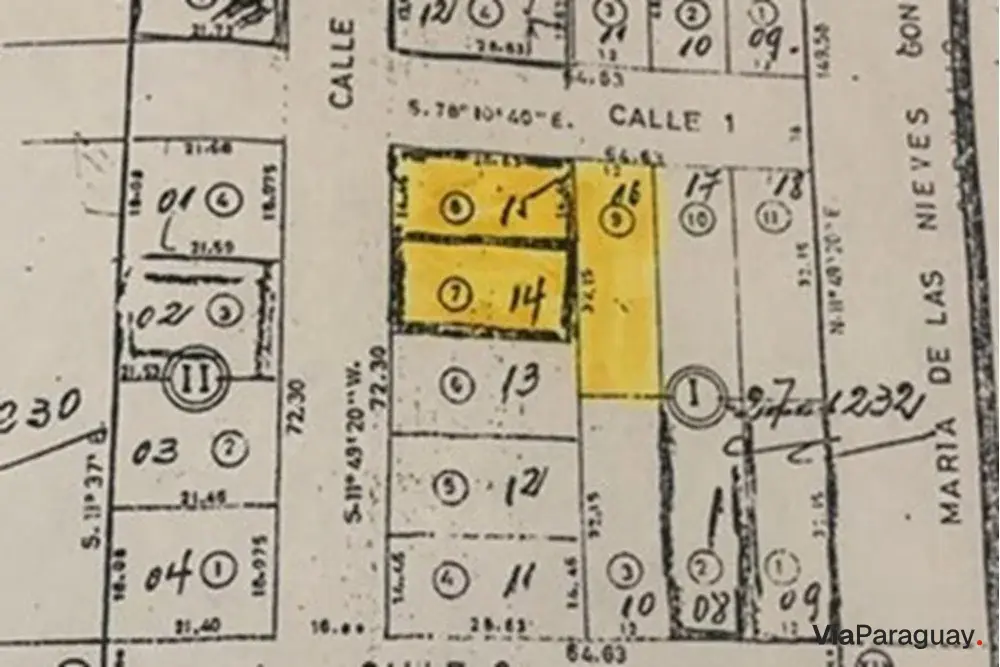 Land for sale in Mboi'y, Itauguá – 1,080 m²