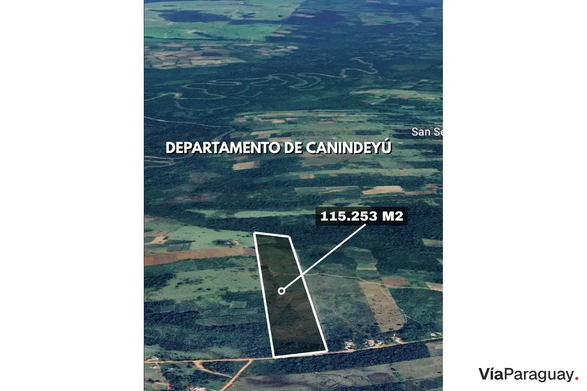 Terreno à venda com 11 hectares em Villa Ygatimí, Canindeyú
