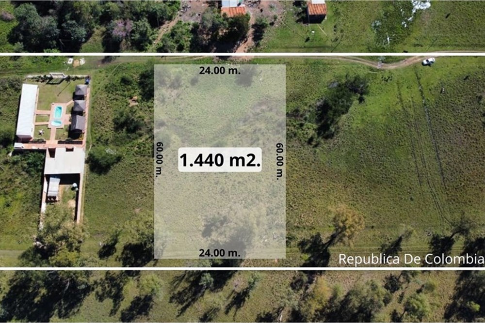 Terreno à venda em Ypacaraí, Hugua Hu – 1.440 m²