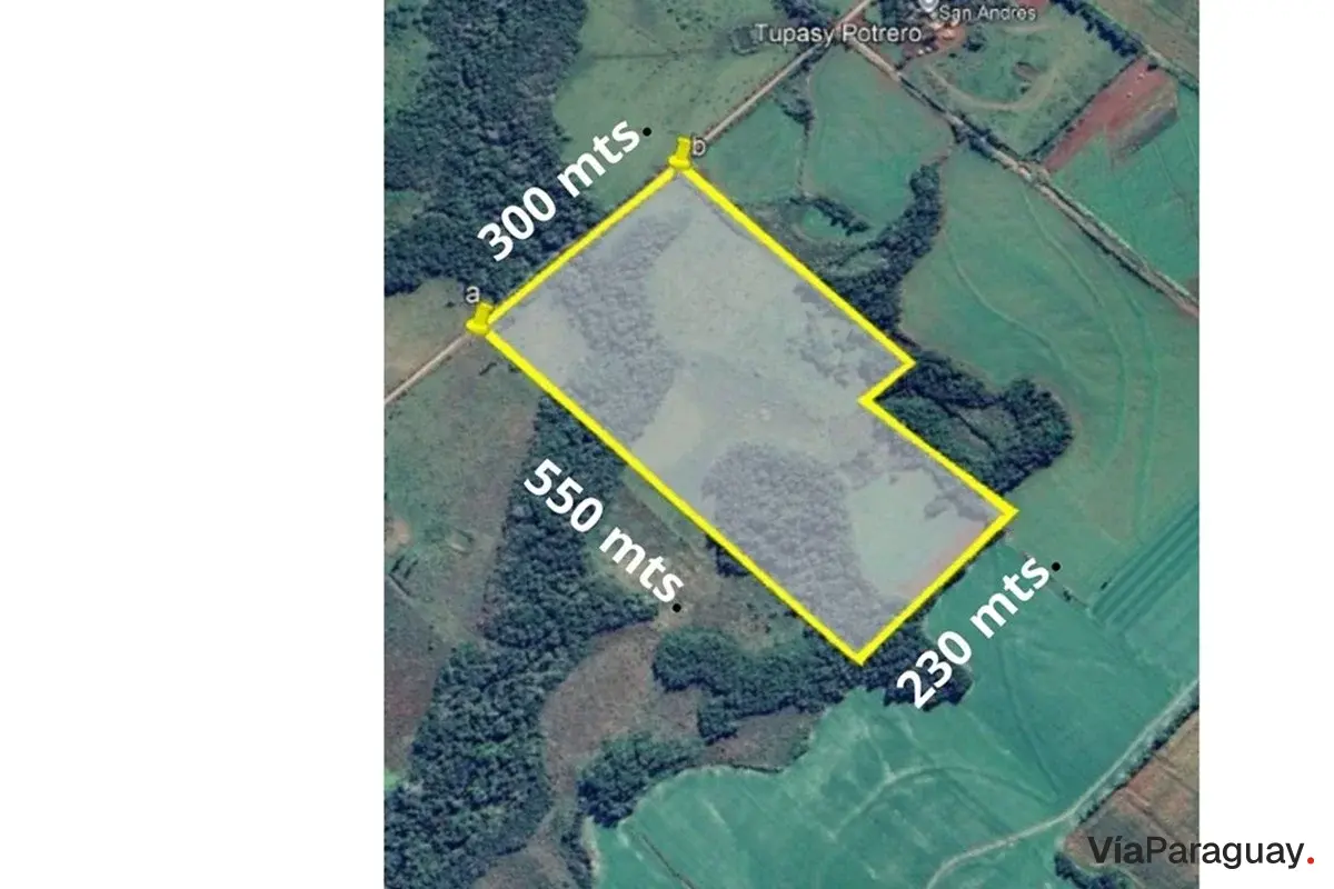 15-hectare land for sale in Carmen del Paraná