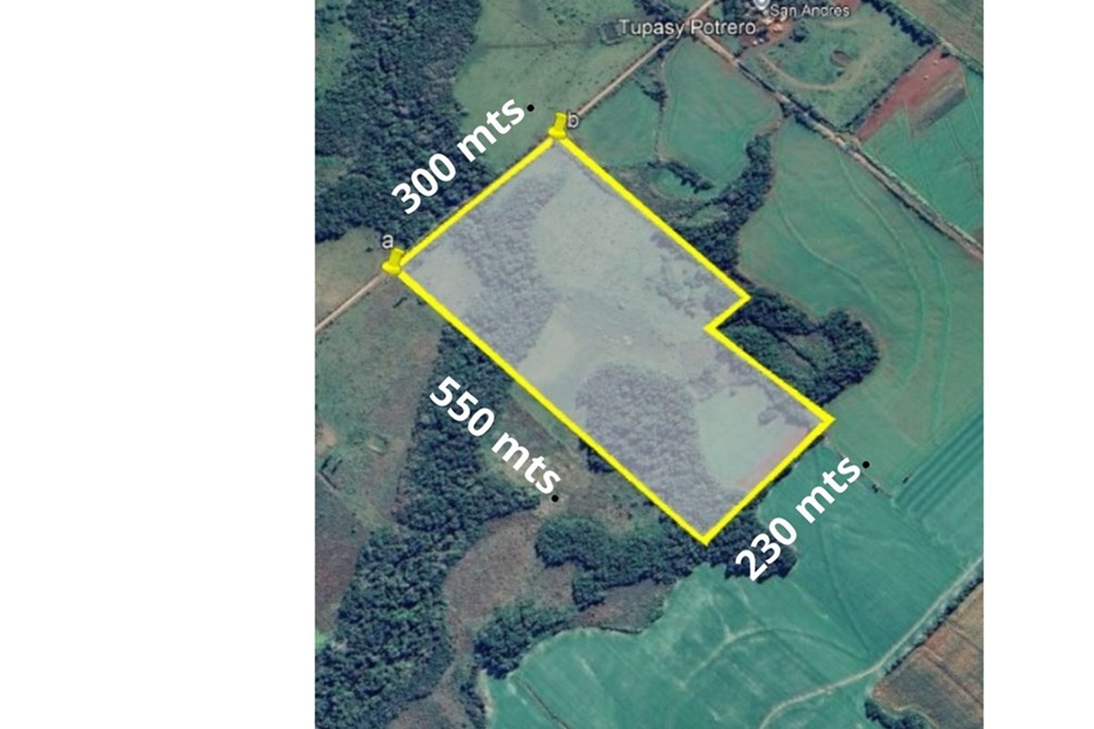Terreno de 15 hectáreas en venta en Carmen del Paraná