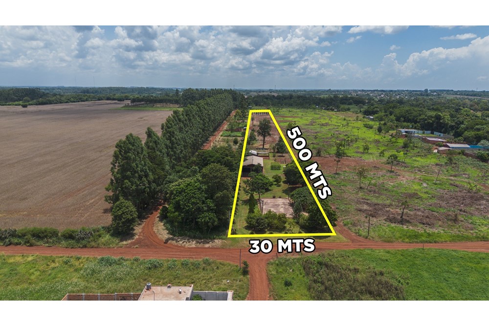 1.5-hectare land for sale at Km 10 Monday, Ciudad del Este