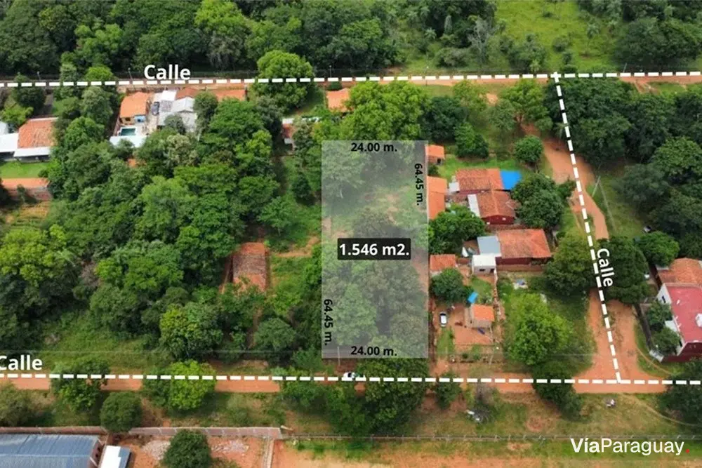 Land of 1,546 m² for sale in Luque, Central
