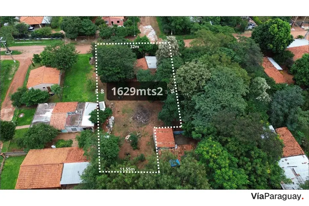 Terreno de 1.629 m² à venda em Limpio, Central