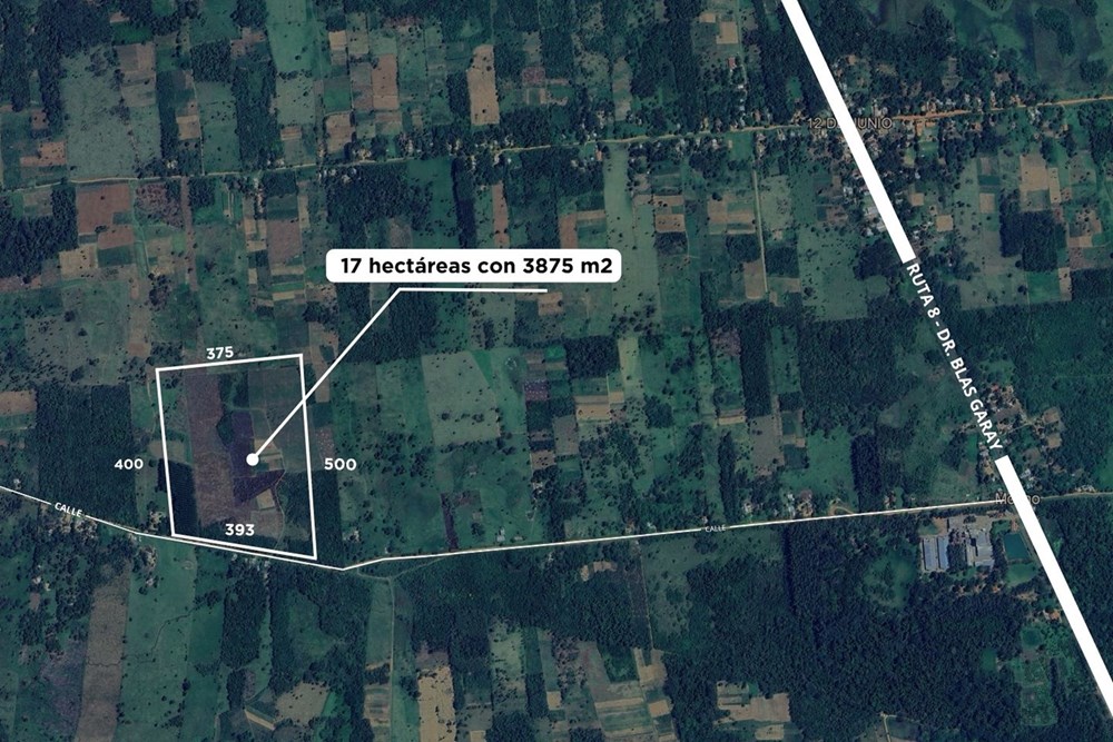 Terreno de 17 hectares à venda em Yataity del Norte