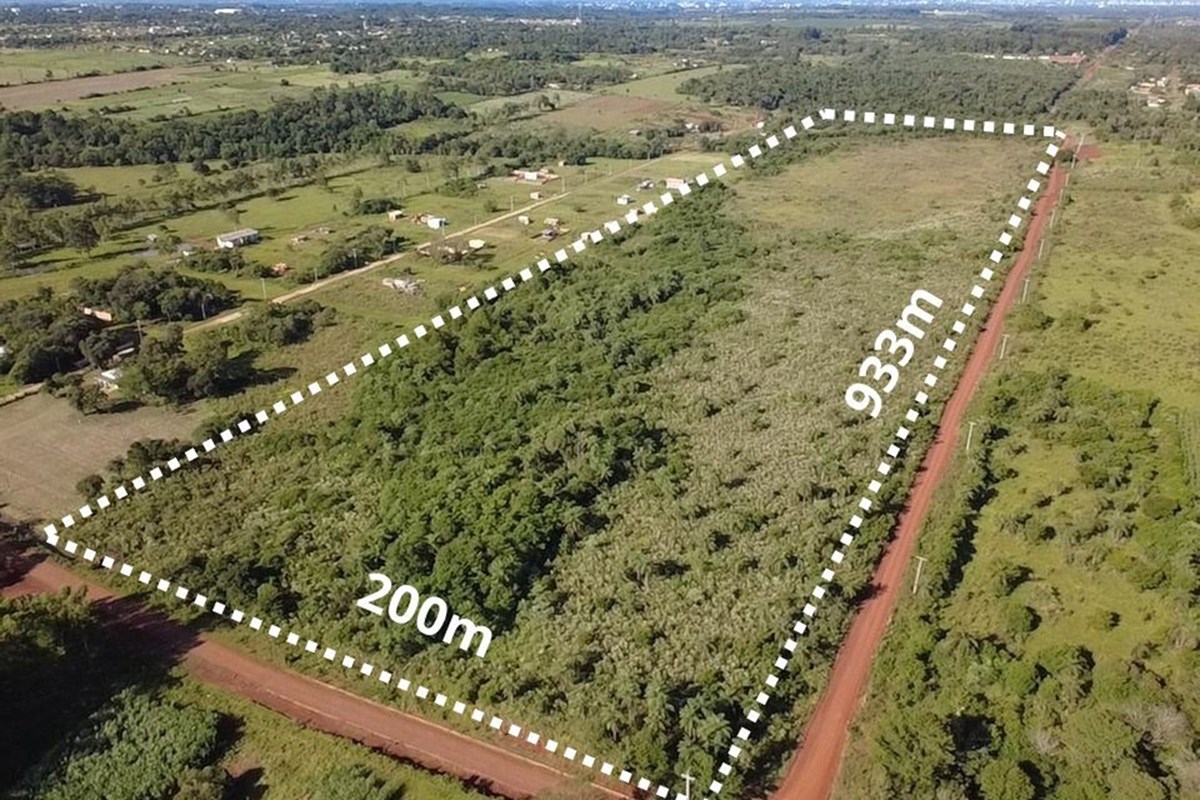18-hectare land for sale in Minga Guazú