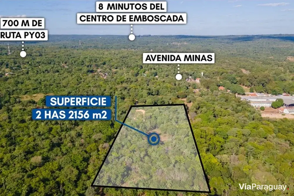 Land for sale in Emboscada, Cordillera – 2 hectares