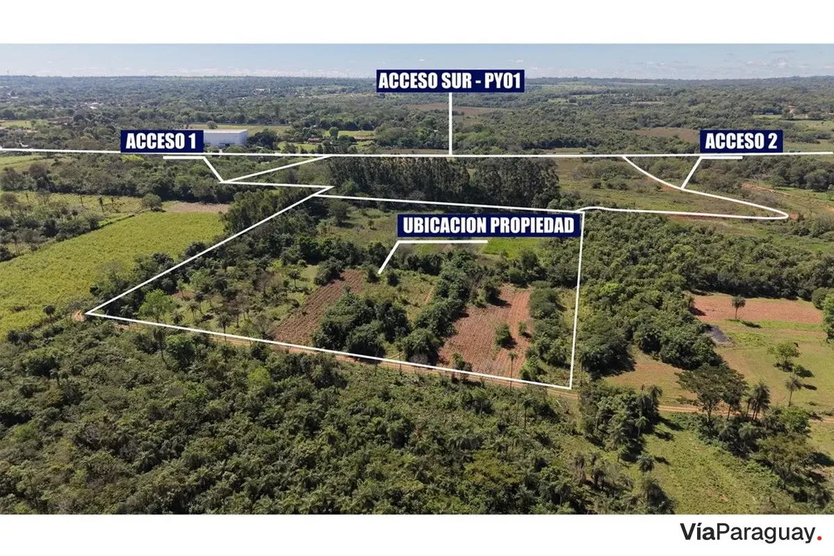 Terreno de 2 hectares à venda em Guarambaré, Central
