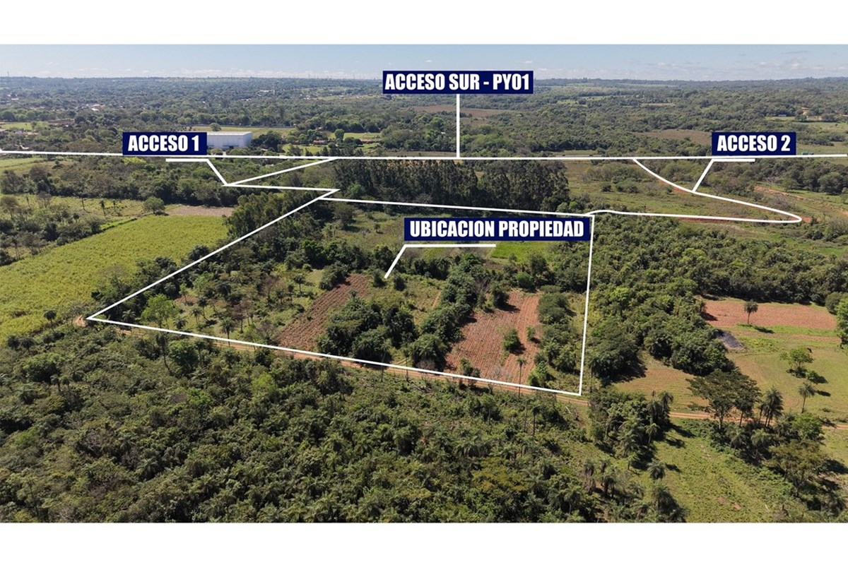 Terreno de 2 hectáreas en venta en Guarambaré, Central